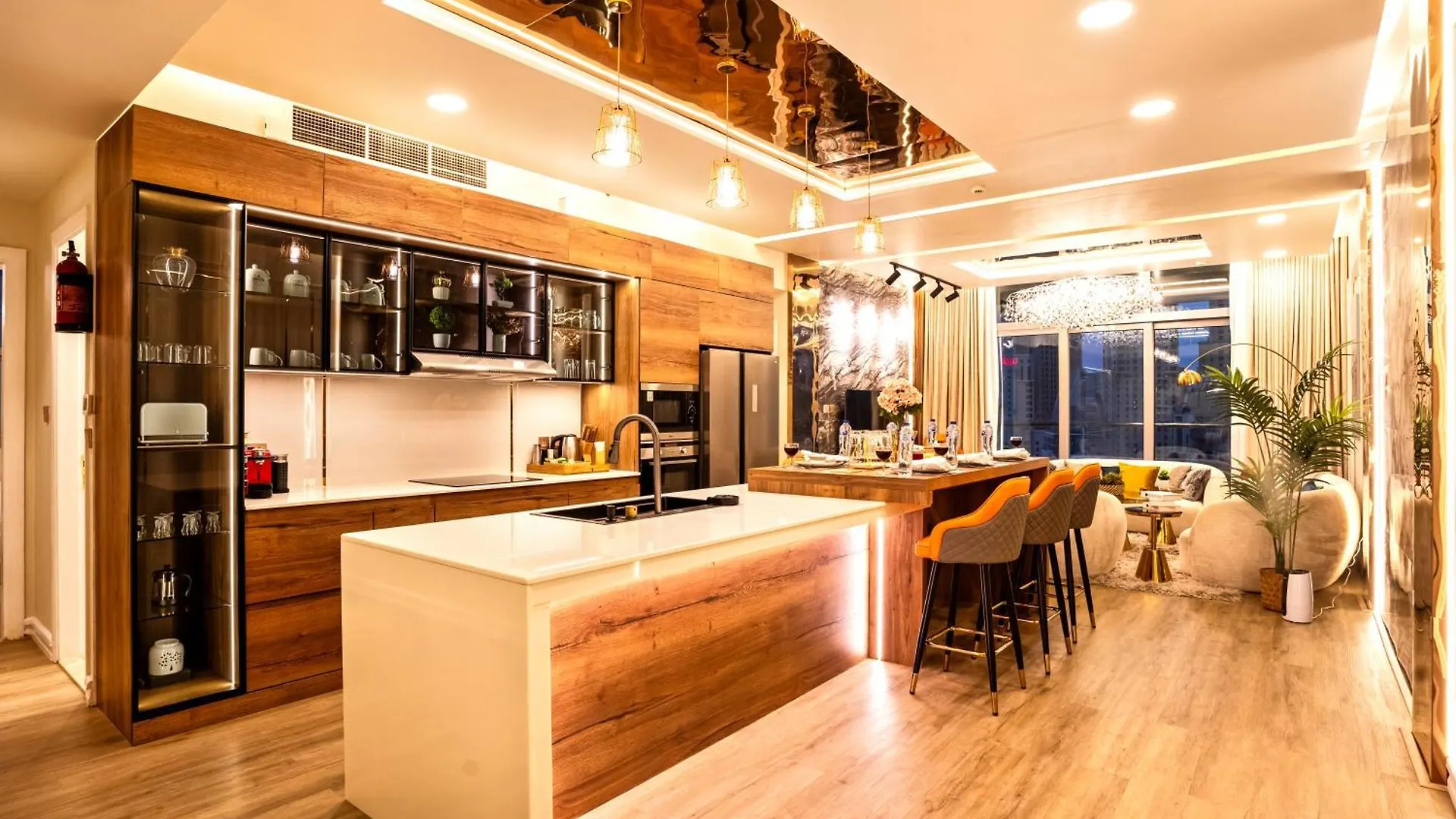 Apartmán Elite Waterfront 3Br Haven With Marina And Sea Views Dubaj